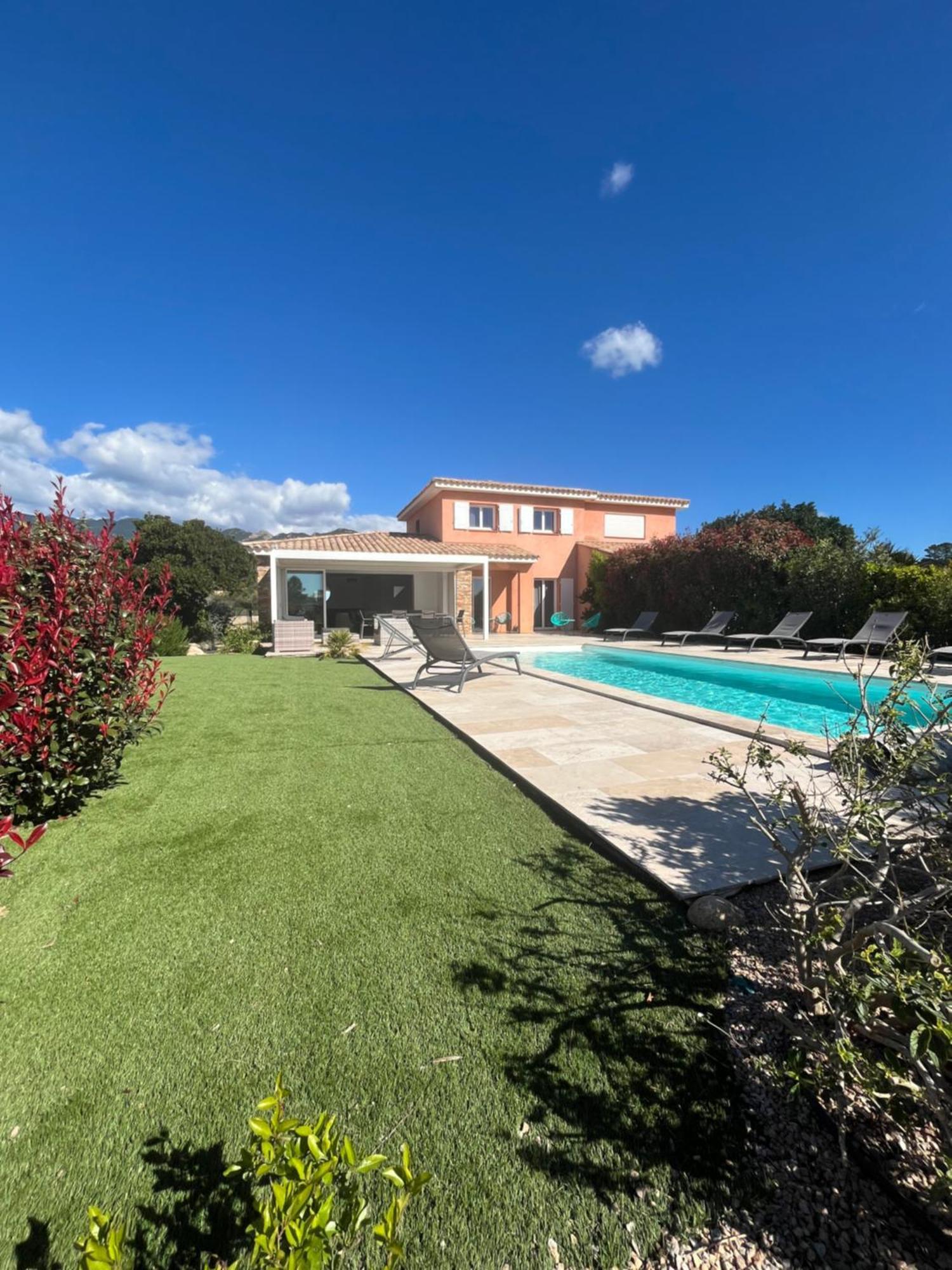 Villa Chez Geraldine Piscine Chauffee, Proche Plage Et Riviere Lecci Exterior photo